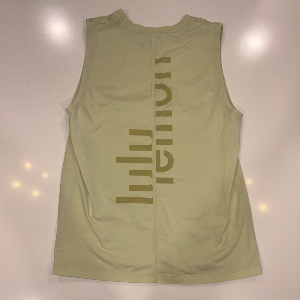 lululemon athletica Lime Green Yellow Tank Top Size 8